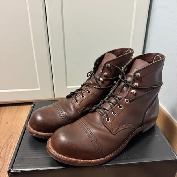 레드윙 아이언레인저 8111 앰버하니스 10.5D