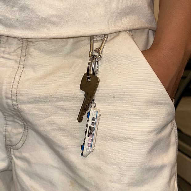 60-80’sTrain, American used keyring