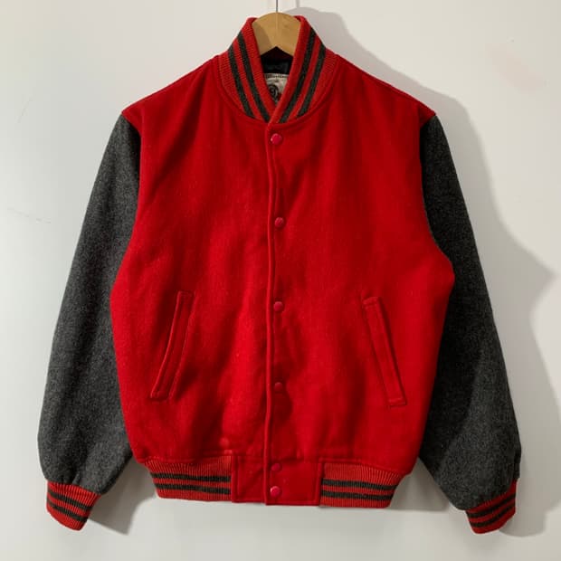 일본 빈티지 바시티 자켓