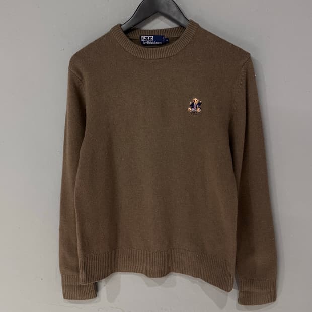 폴로랄프로렌 베어 램스울 니트 
