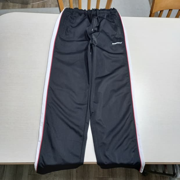 34 CONVERSE 봄가을용 스판 트레이닝하의 블랙 34-537