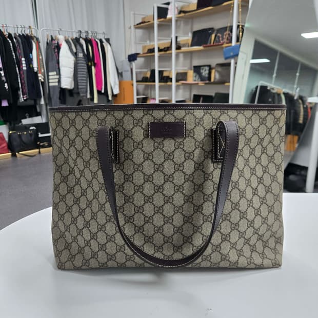 [A급컨디션] 구찌 시그니처 자가드 토트백