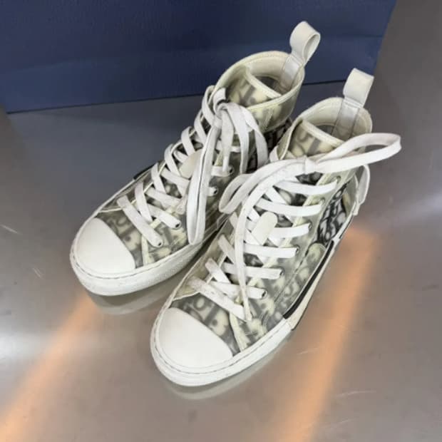 [정품]DIOR 오블리크 B23 하이탑 스니커즈 36(230)