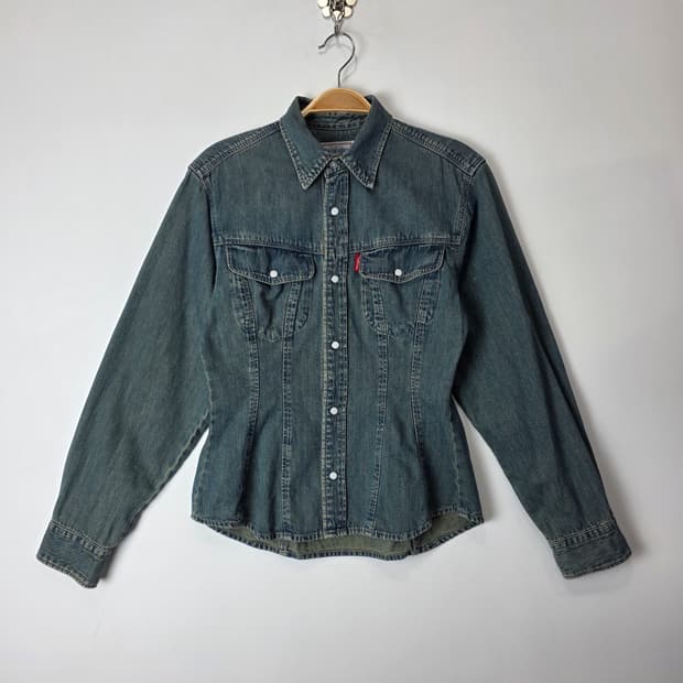  wrangler 데님 남방