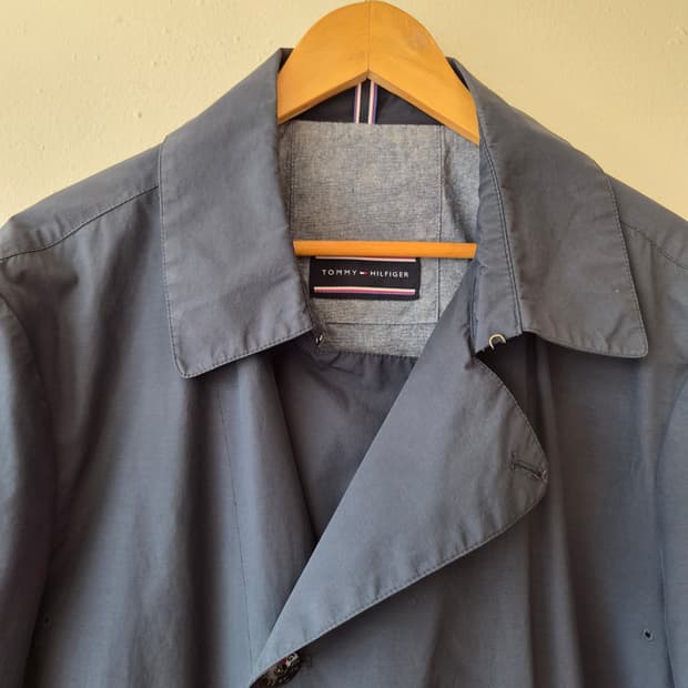 타미힐피거 남성 네이비 트렌치코트 M사이즈