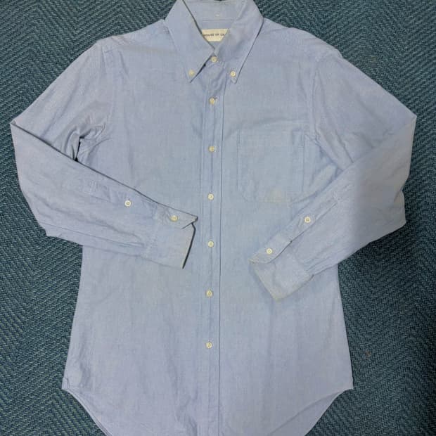 하우스오브그레이 블루 옥스퍼드셔츠 M
