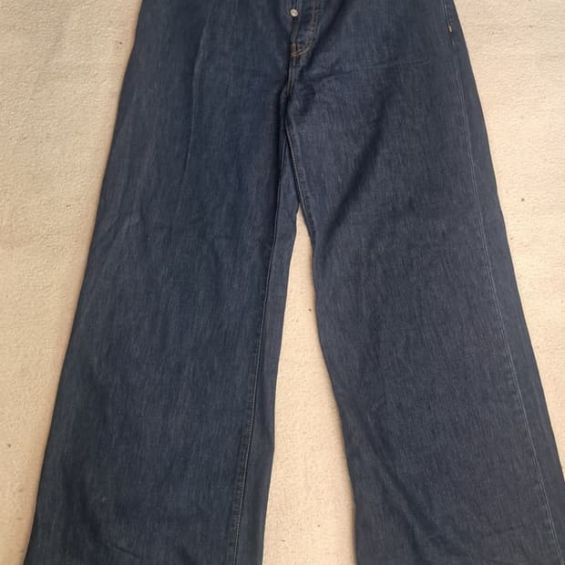 리던 와이드핏 데님팬츠