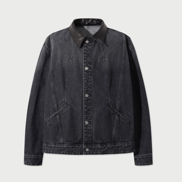 IRO Frisson 데님 드리즐러 자켓 L