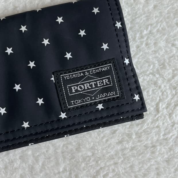 Porter 포터 별 패턴 지갑 