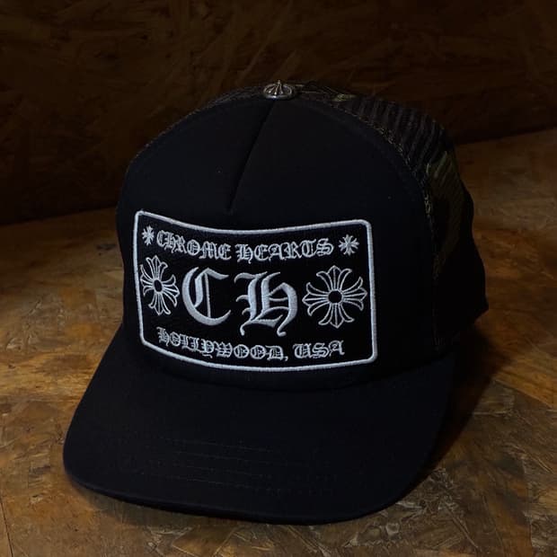 Chrome Hearts 크롬하츠 ch로고 카모 레이어드 메쉬캡