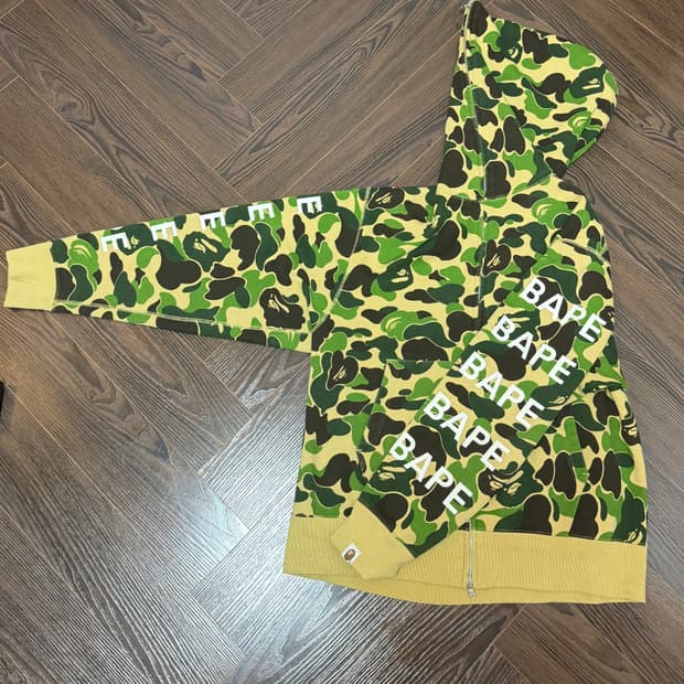 베이프 ABC 카모 녹계 OG M사이즈