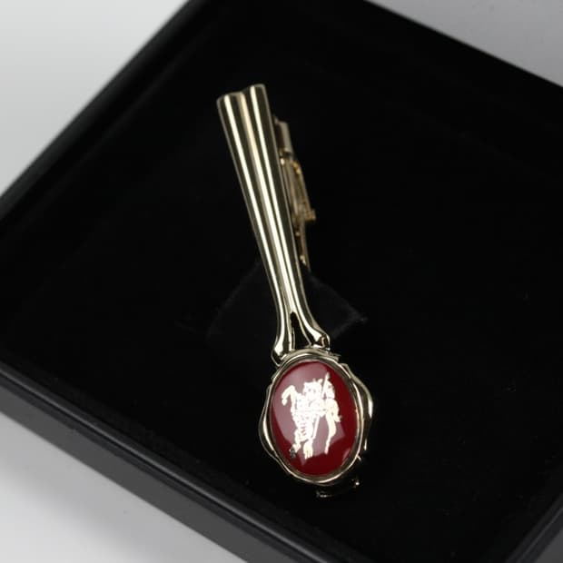 버버리 A등급 5cm 실버925 은 남자 명품 넥타이핀