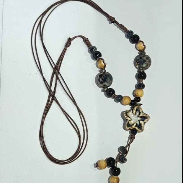 Vintage bohemian style necklace