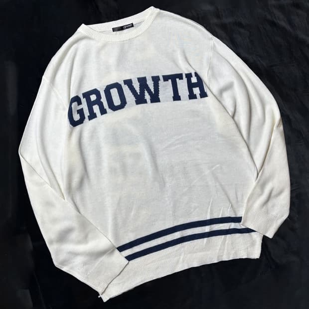 일본빈티지 그로스 니트티셔츠