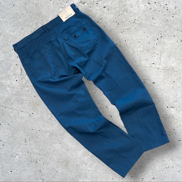 [30x34] 스톤아일랜드 코랄 블루 슬림핏 데님 팬츠 D730