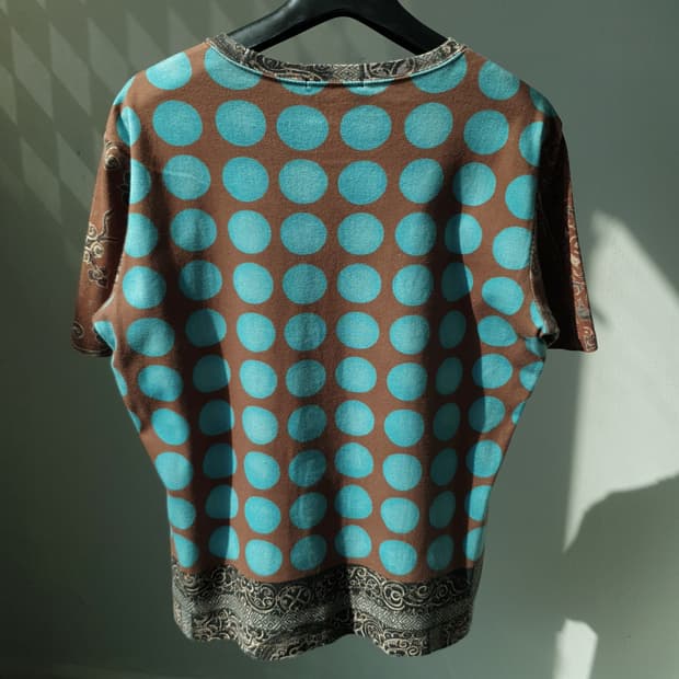 01S/S Issey Miyake Paisley T-Shirt