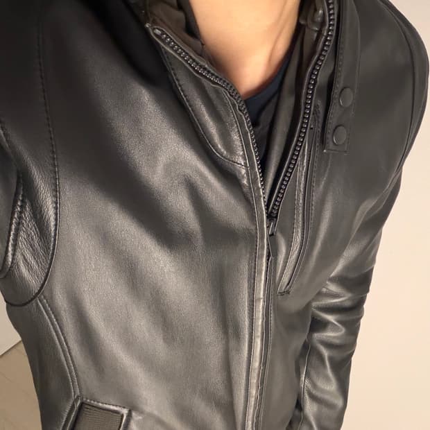 Tate 양가죽 레더 자켓