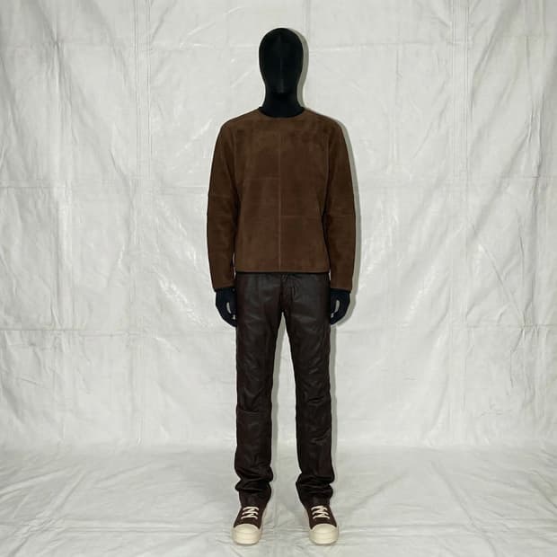 barassi coated pants