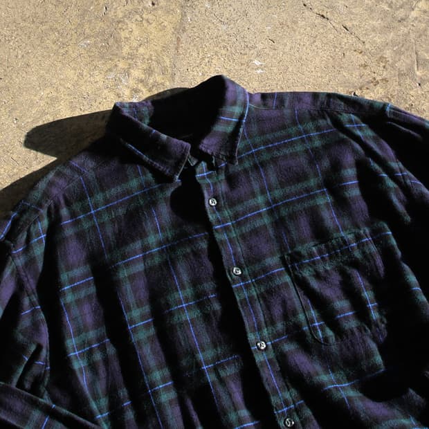 (착용컷) RAGEBLUE 체크 셔츠 (남성용 103)