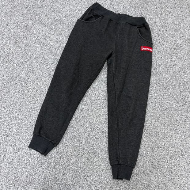 XL S로고 여성 기모 조거 바지 팬츠0317J