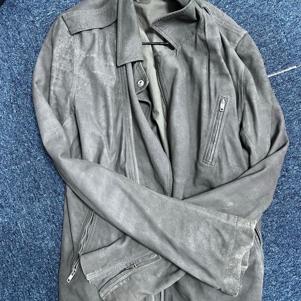 릭오웬스 스투지 양가죽 자켓