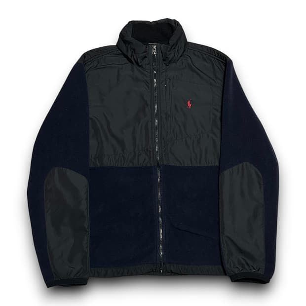 Polo Ralph Lauren 블랙 폴라텍 플리스 집업 자켓