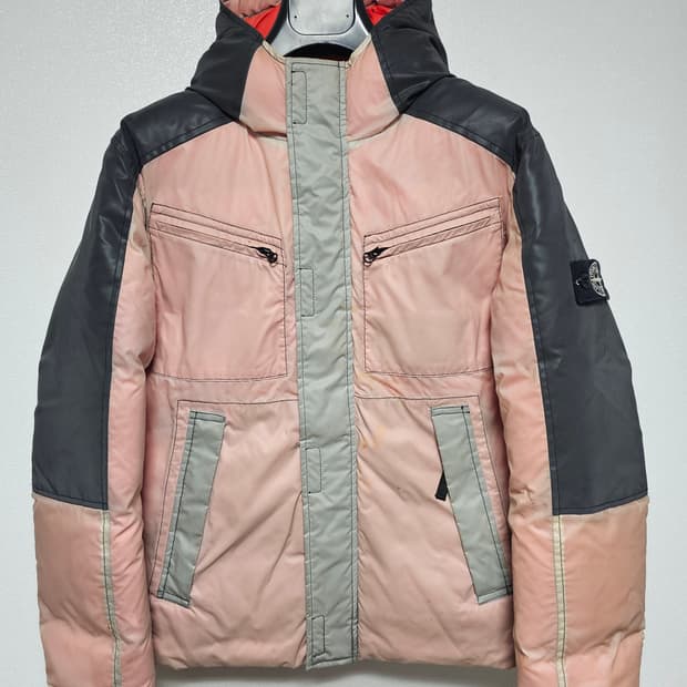 스톤아일랜드 주니어 리플렉티브 아이스 레진 패딩