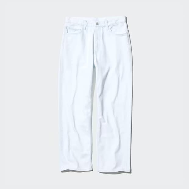 유니클로 와이드 스트레이트진 60 라이트 블루 31사이즈 새상품