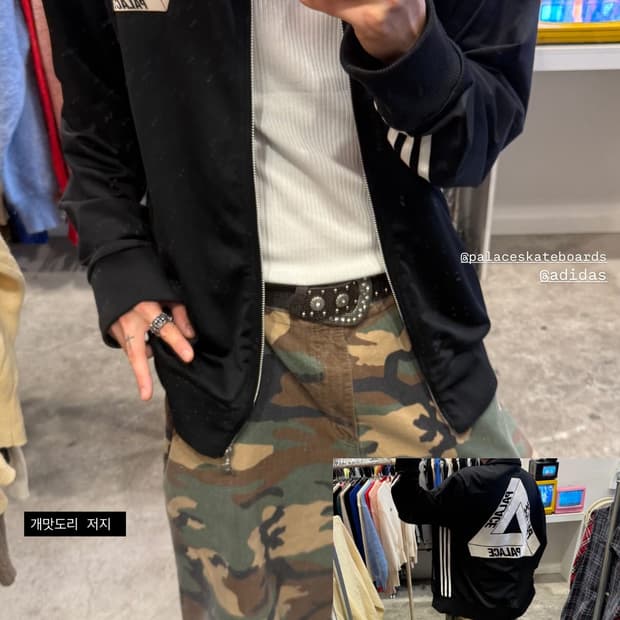 팔라스 & 아디다스 트라이퍼그 빅로고 져지