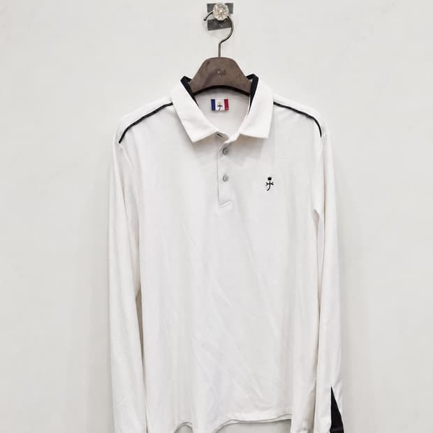 105,XL )) CASTEL BAJAC 까스텔바작 카라 긴팔티셔츠!~