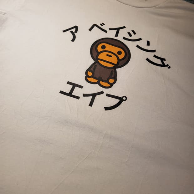 [2XL] 정품 BAPE 베이프 반팔 티셔츠 모음