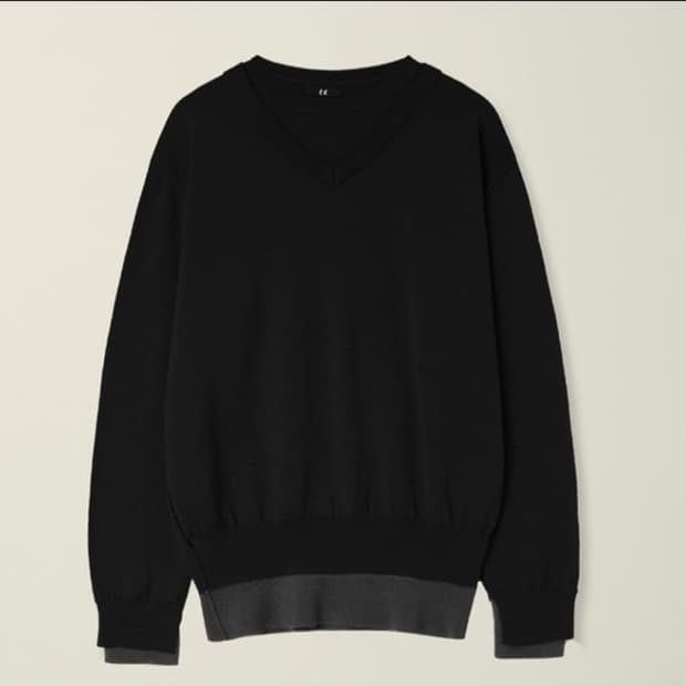 누마레 더블레이어드 니트