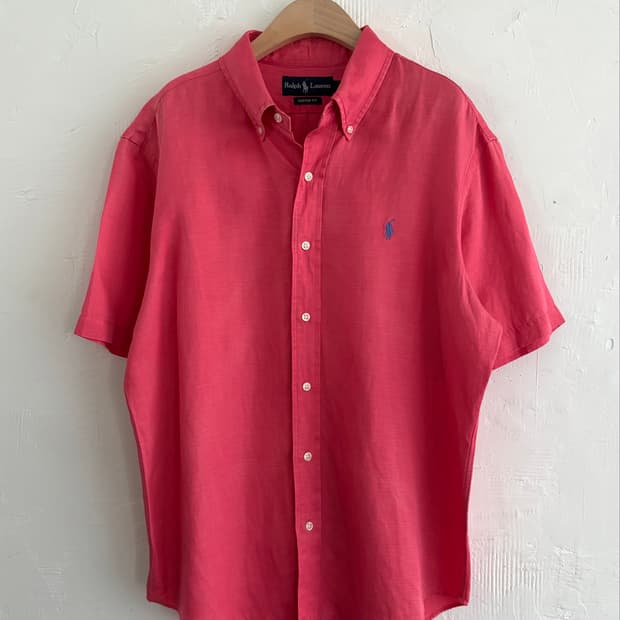 Polo 폴로 랄프로렌 린넨 반팔 셔츠
