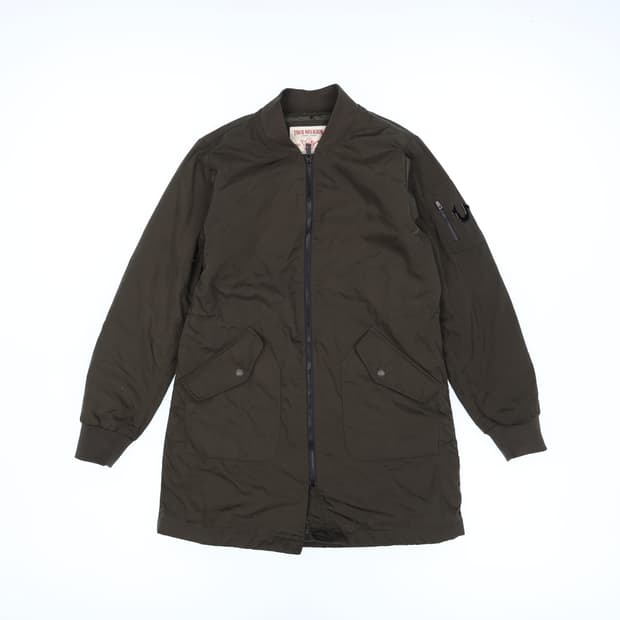 95 최신형 트루릴리젼 항공 롱 점퍼 카키 자켓 N7361