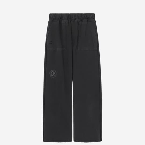 (2)폴리테루 퍼티그팬츠 워시드 블랙