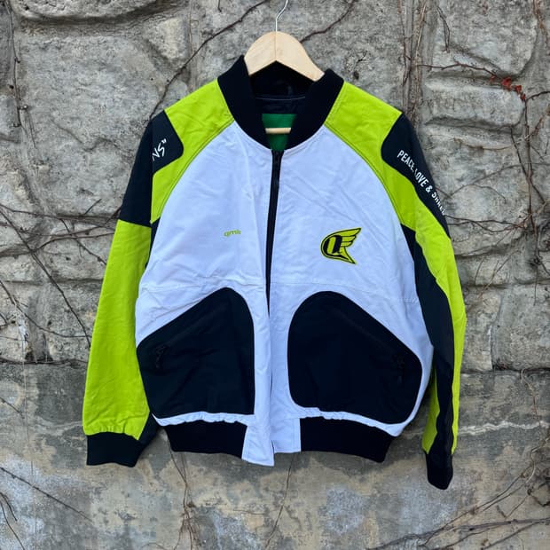 큐마일 모터사이클 스타일 스노우보드복 봄버 자켓