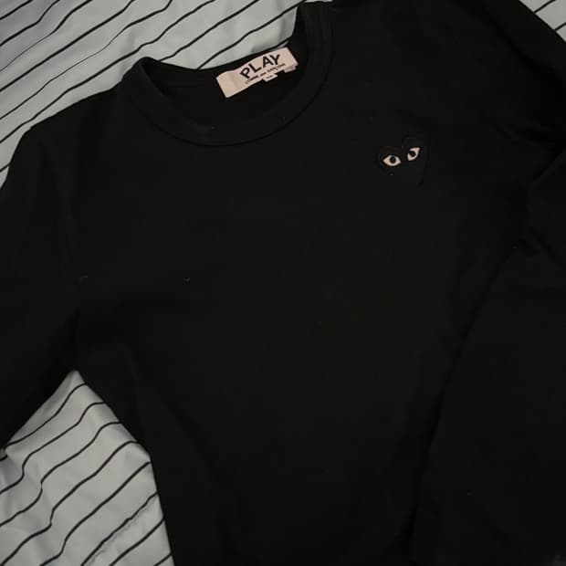 꼼데가르송 블랙 롱슬리브