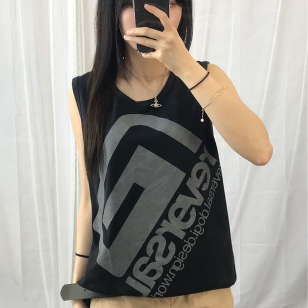 Reversal Athletic Logo Tank Top 리버설 나시