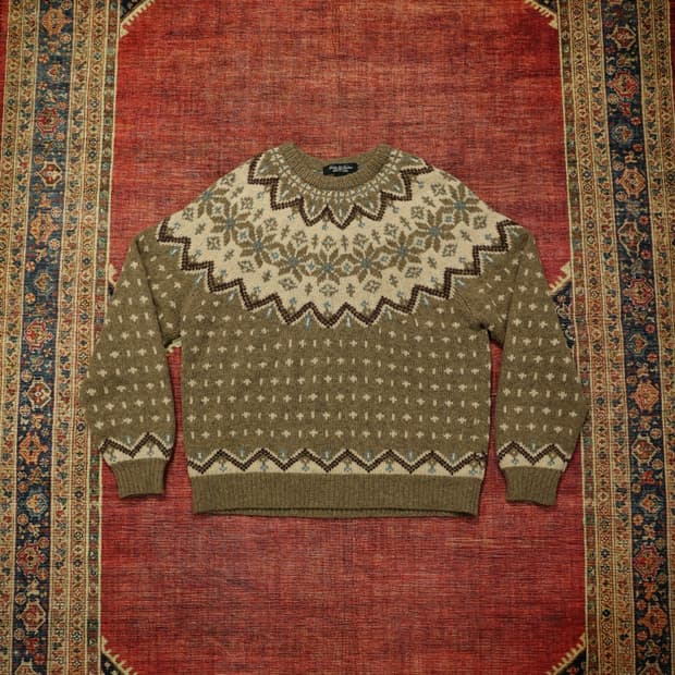 00s 빈티지 브룩스브라더스 페어아일 니트 판매