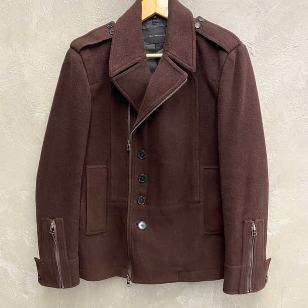 [M] Kai-aakmann 카이아크만 브라운 캐시미어 블렌디드 자켓