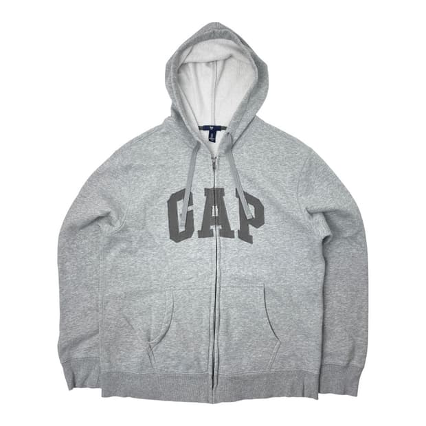 Gap 갭 기모 후드집업 그레이 L