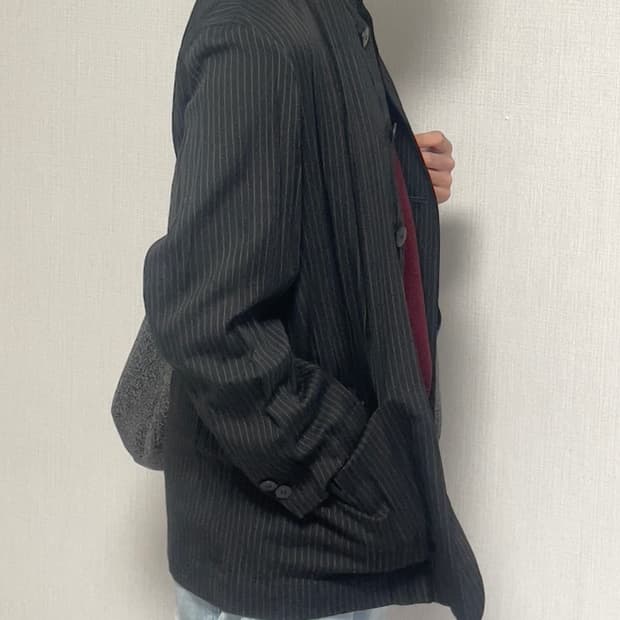 이세이미야케 스탠드카라 셔츠 자켓