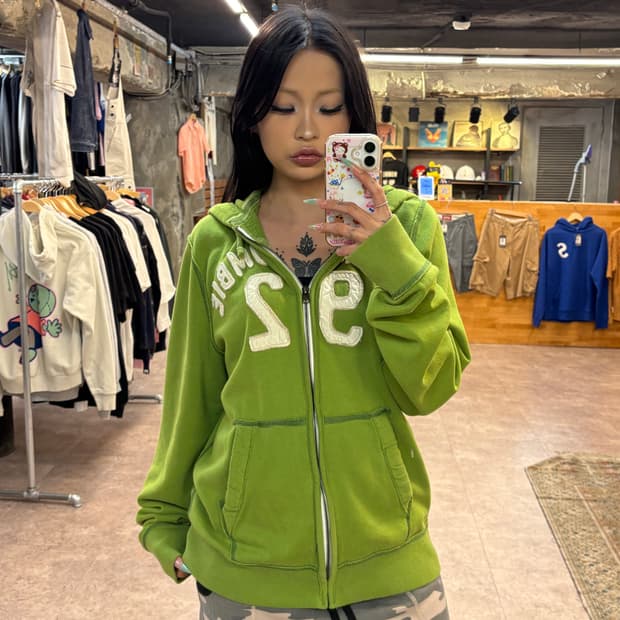 아베크롬비 그린 후드집업 #csz4338