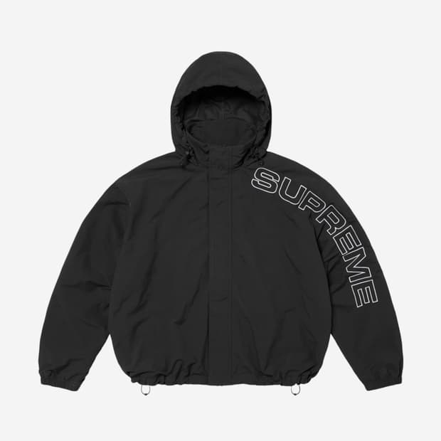 [L] 슈프림 스펠아웃 자수 트랙자켓 24FW