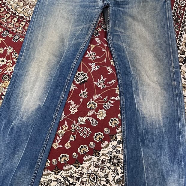 디젤 워싱 데님팬츠 슬림 부츠컷