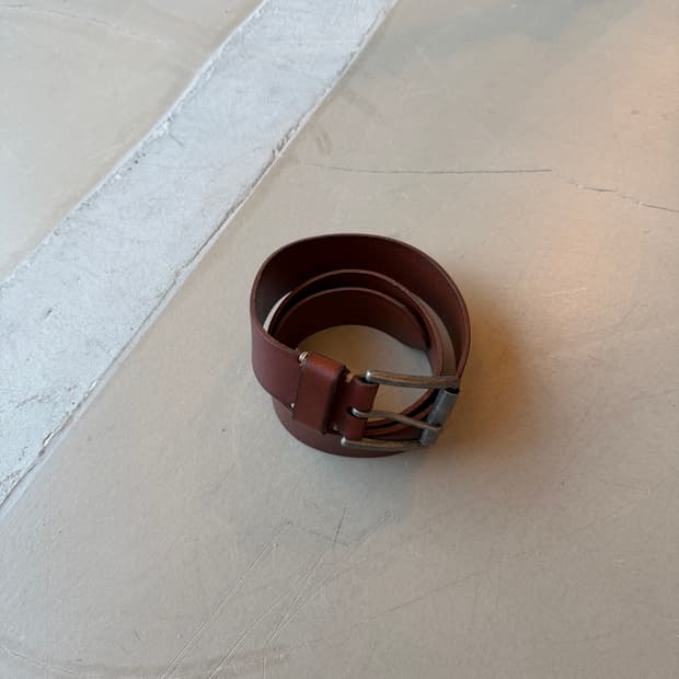 vtg 브라운 레더 벨트