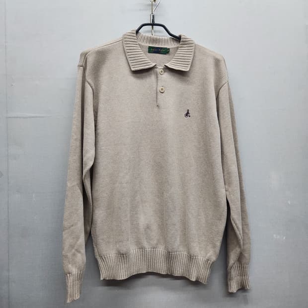 빈폴 로고 PK 카라 니트 L