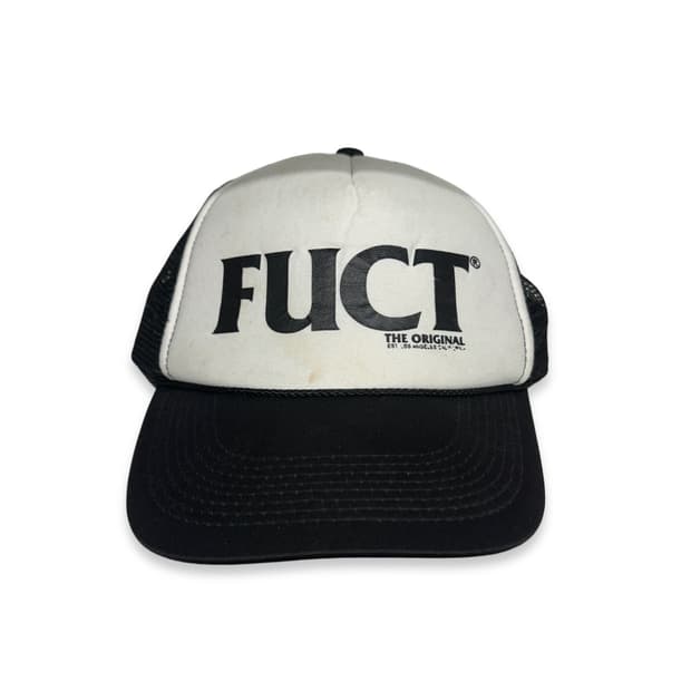 90s FUCT 투톤 메쉬캡