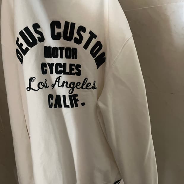 데우스 패트론 후리스 봄버 화이트 L