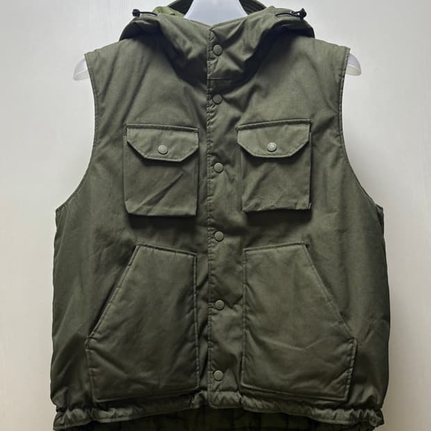 새상품급) 엔지니어드 가먼츠 필드 베스트 올리브 S